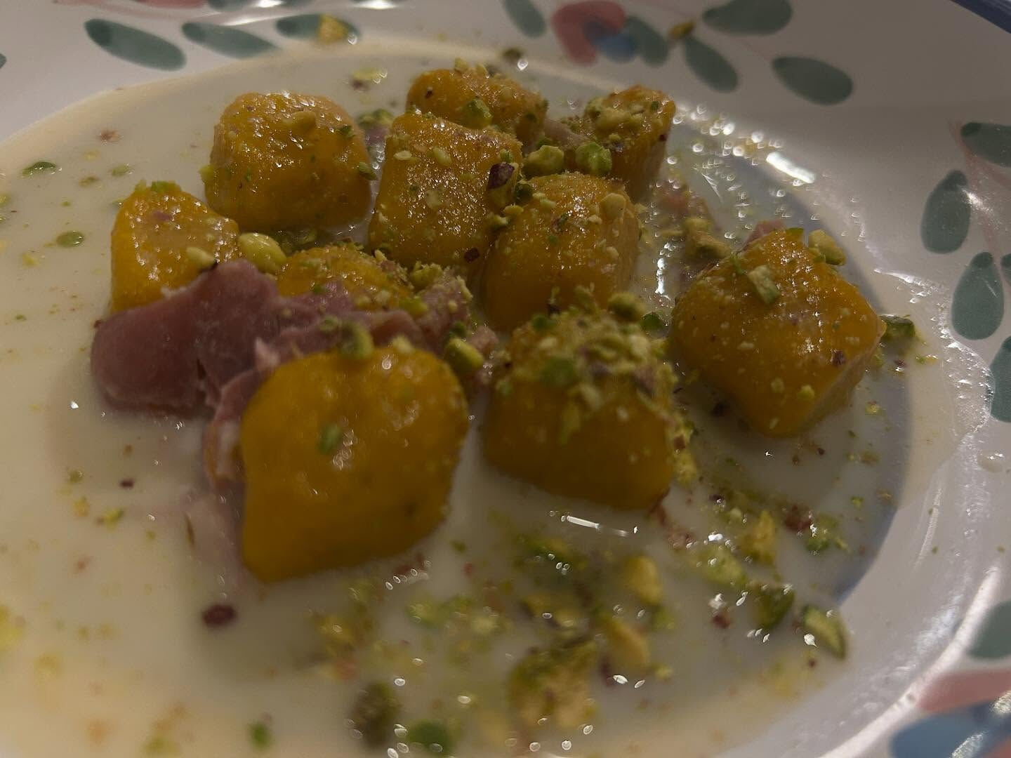 Gnocchi di Zucca con Prosciutt