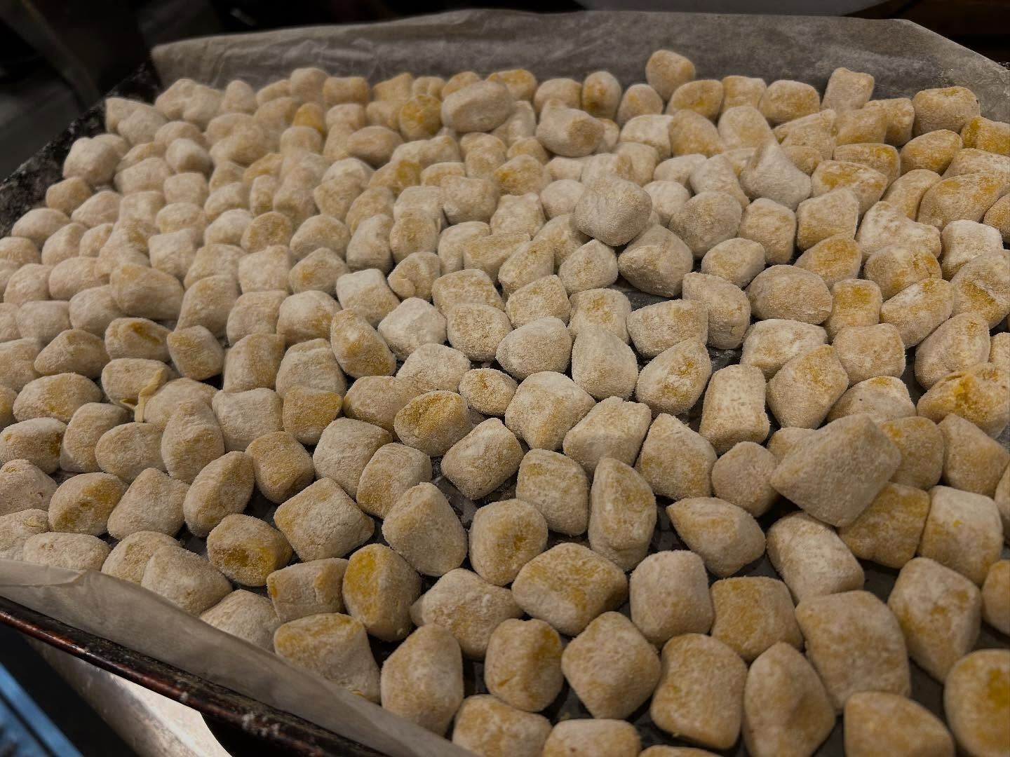 Gnocchi di Zucca con Prosciutt