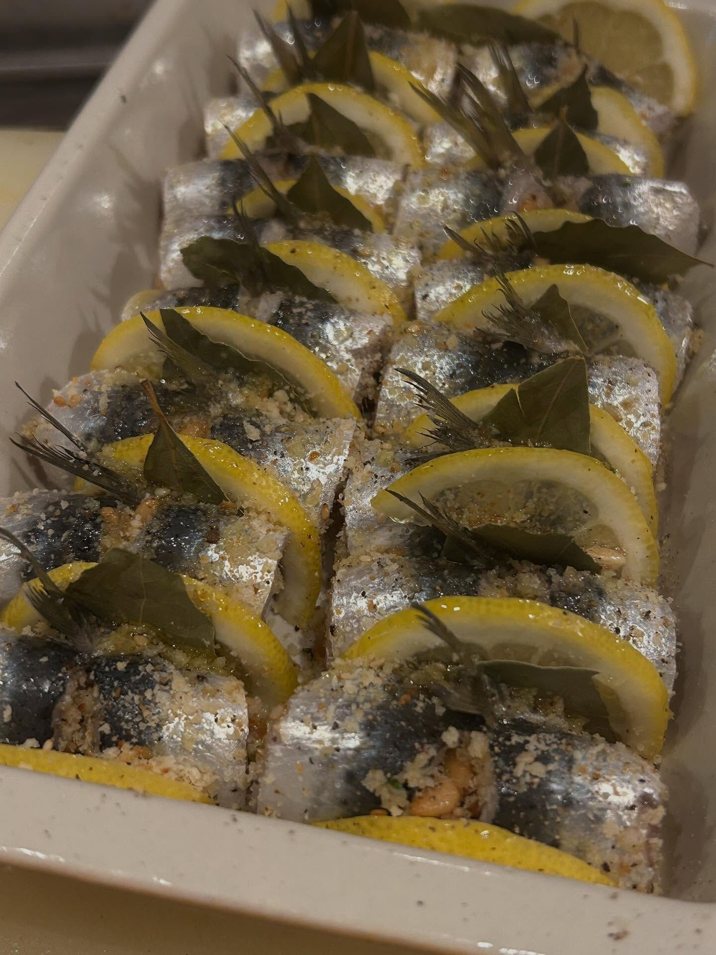 Sarde a beccafico.