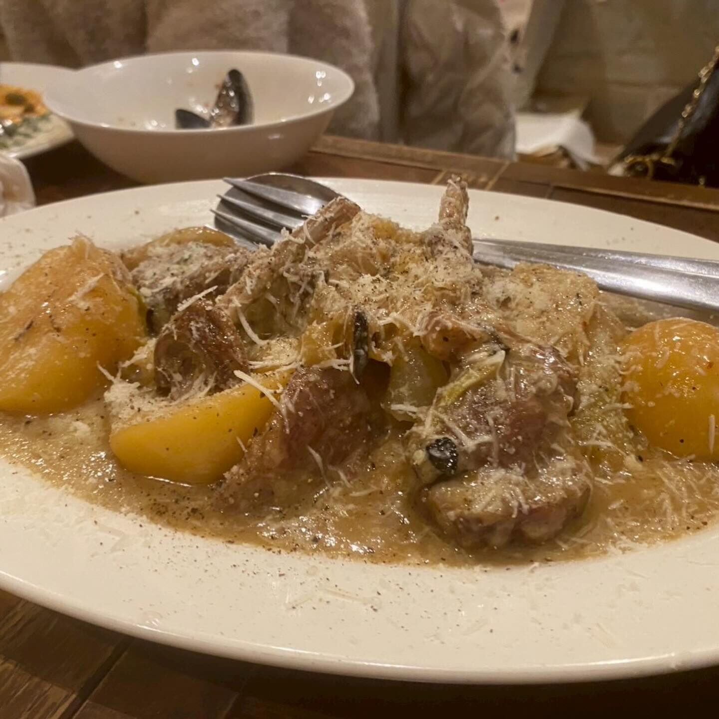 Cozze pepato.ムール貝の白ワイン蒸し　黒胡椒風味