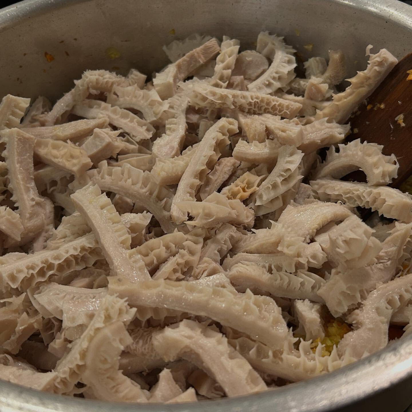 Trippa in umido con risotto al