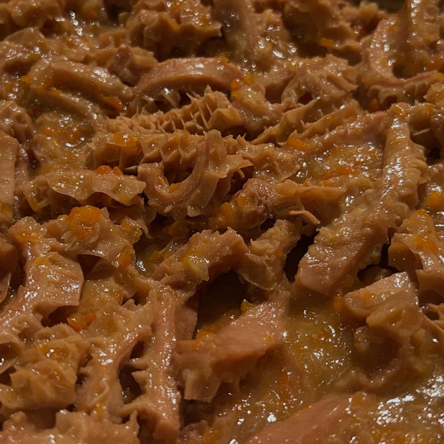 Trippa in umido con risotto al