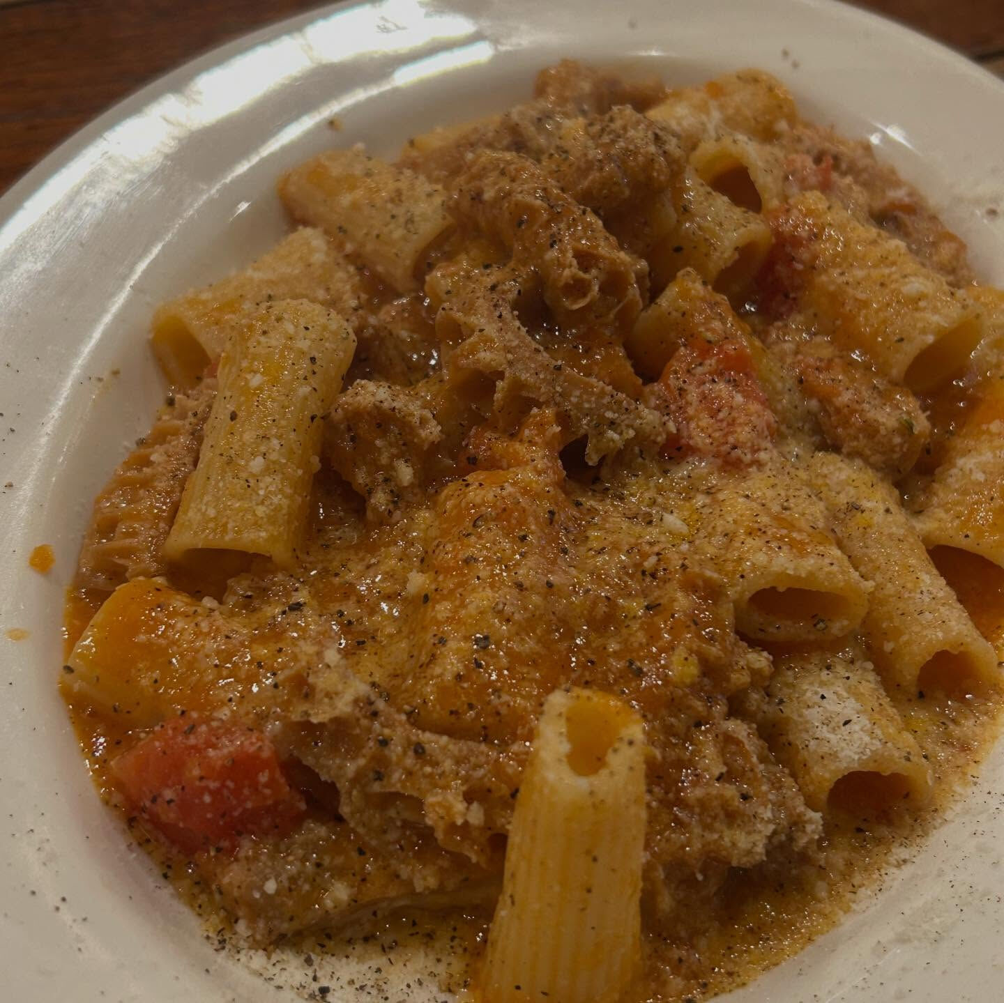 RIGATONI con TRIPPA
