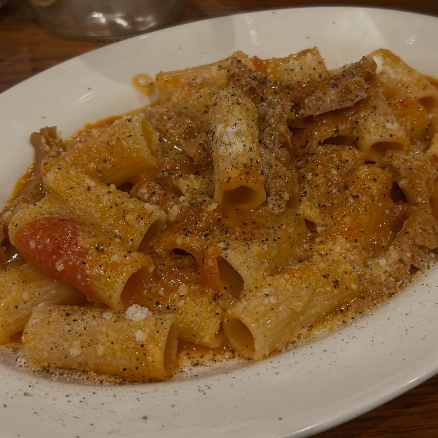 RIGATONI con TRIPPA