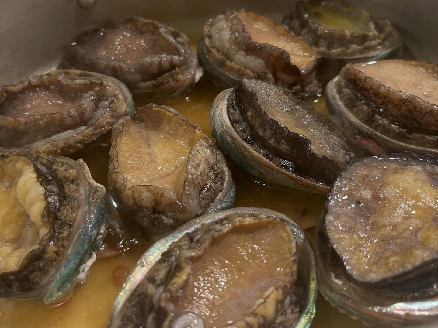 Spaghetti con abalone