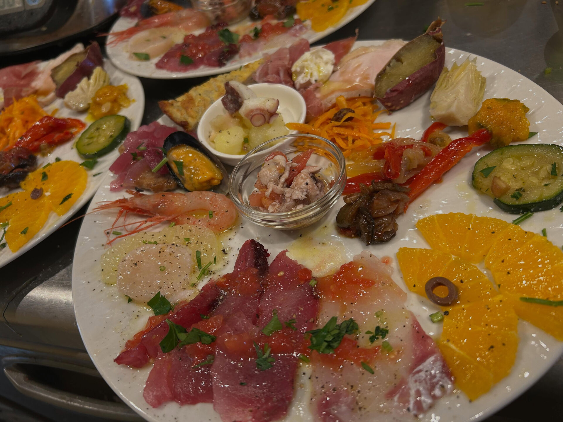 Antipasto misto前菜の盛り合わせ