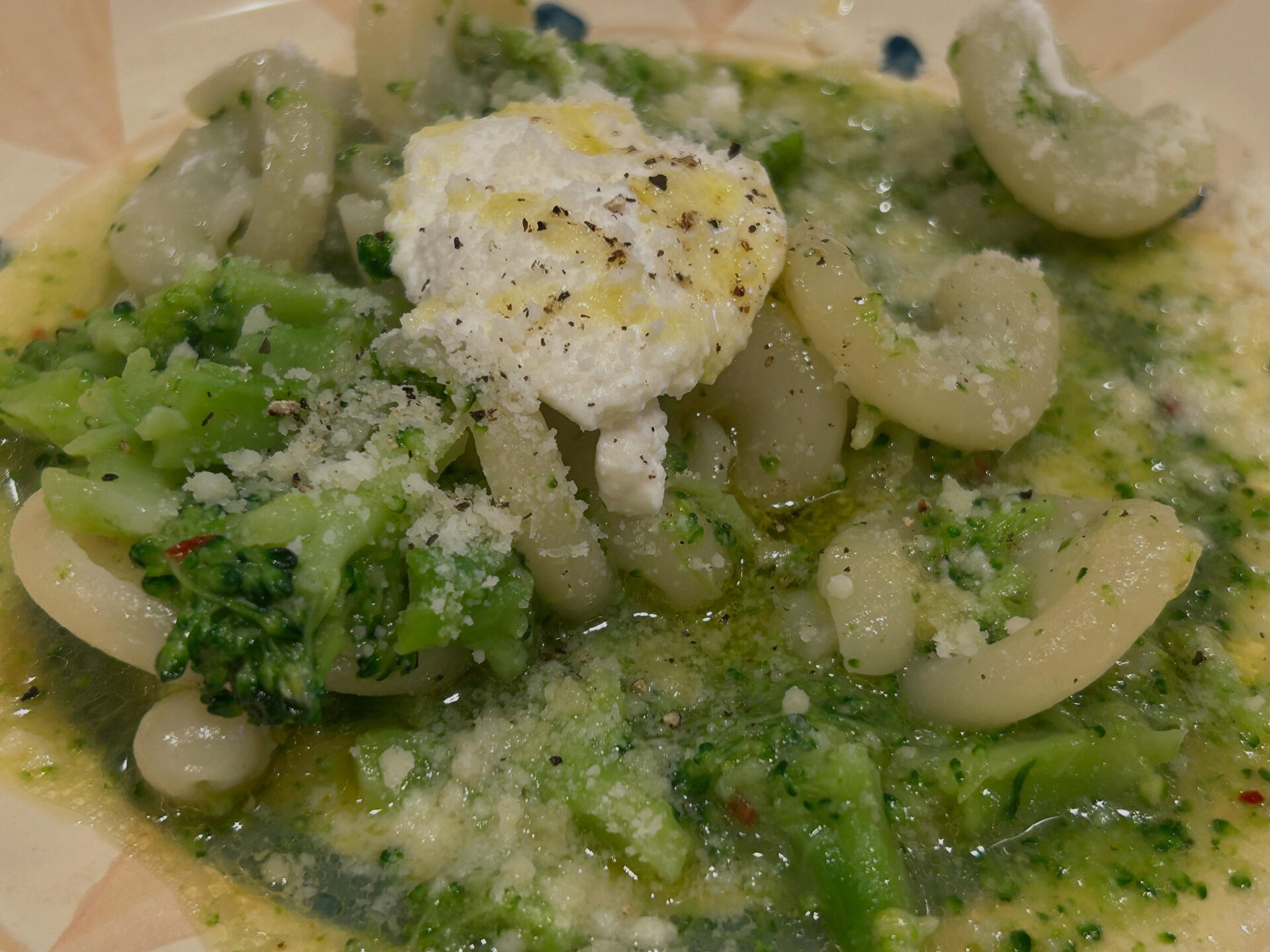 Vesuvio con broccoli e ricotta