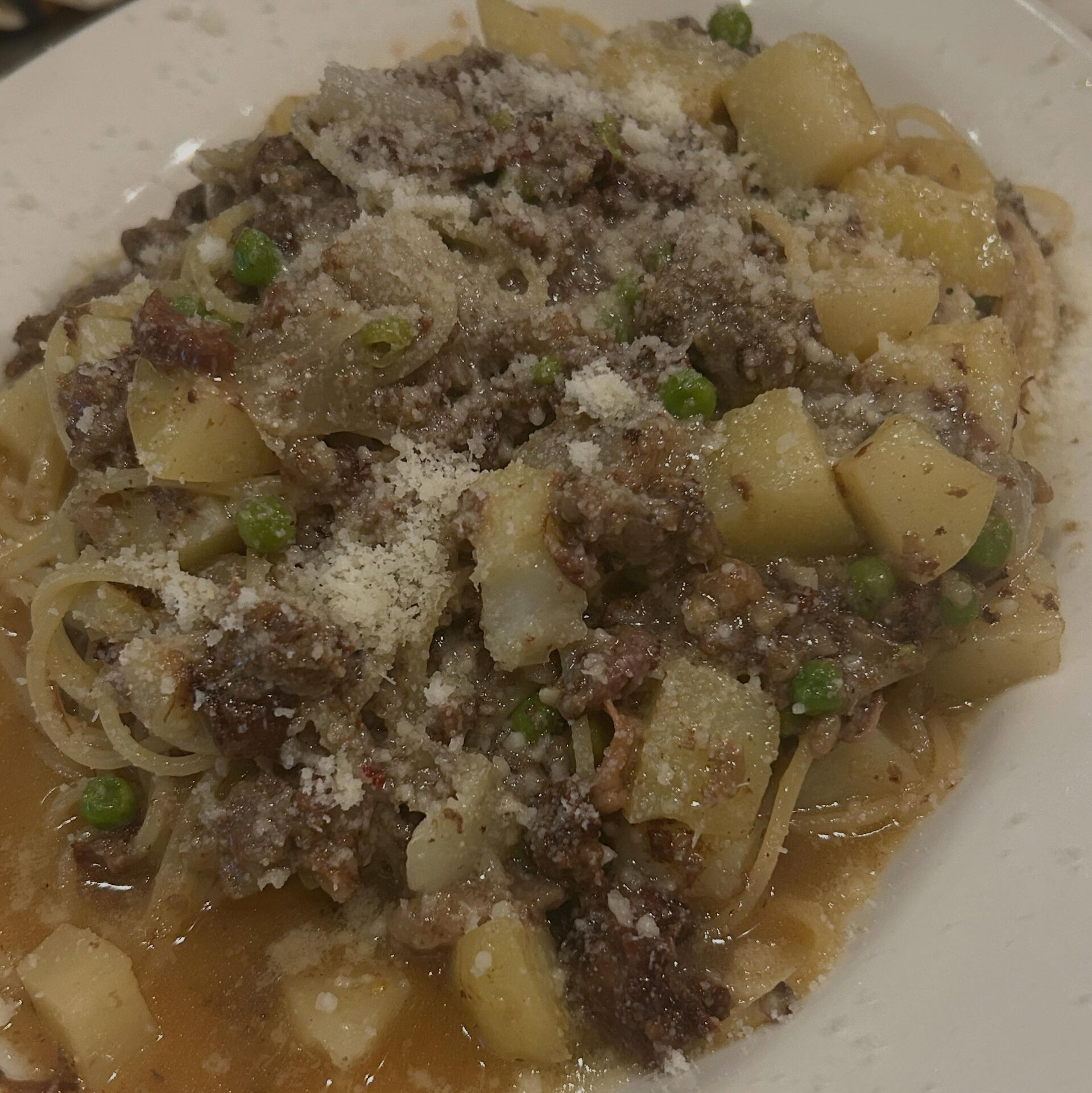 Pasta alla grassa牛すじ肉のパスタ アッラ・